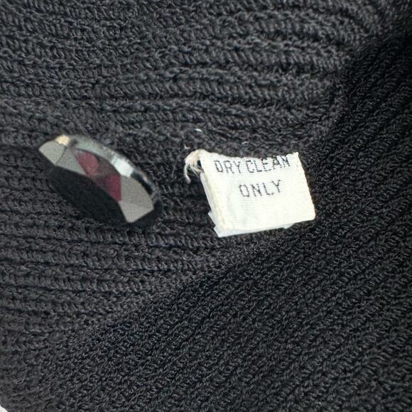 St. John Vintage Santana Knit SET Blazer and Skirt Suit Black | Fits like M - Picture 15 of 15